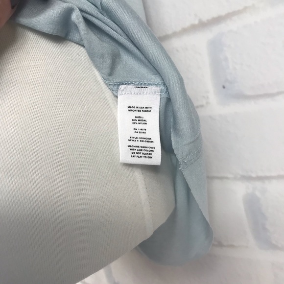 Helmut Lang Deep V-neck Opal Tee (M) NWT - Picture 5 of 8